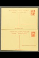 POSTAL STATIONERY 1923 2½m+2½m And 9m+9m Complete Reply Postcards, Michel P 3/4, Fine Unused. (2 Cards) For More Images, - Estland