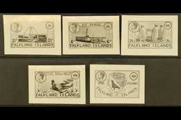 1936 KING EDWARD 8TH Contemporary Photos Of Artists Essays Of 2½d, 6d, 2s.6d, 5s And £1, With Vignettes Similar To The 1 - Falklandinseln