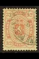 1875 32p Carmine Copenhagen Printing Perf 14x13½ (Facit 11, SG 63, Michel 11), Very Fine Used, Scarce. For More Images,  - Other & Unclassified