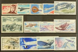 1947/2005 Group Of Airmail Issues, Incl. 1947 500f U.P.U. Issue, Yvert 20, 34, 43, 45, 49/51, 54, 56, 62/4, 68, All Neve - Autres & Non Classés