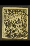 GABON 1889 "25" On 20c Black "Gabon Timbre" Overprint On Postage Due (Yvert 13, SG 13), Fine Used, Four Large Margins. F - Other & Unclassified