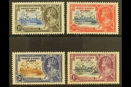 1935 Silver Jubilee Set Complete, Perforated "Specimen", SG 36s/9s, Very Fine Mint. (4 Stamps) For More Images, Please V - Isole Gilbert Ed Ellice (...-1979)