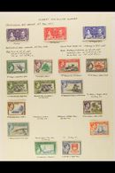 1937-55 VFM KGVI COLLECTION On Album Pages. Includes 1938-55 Pictorial Definitive Set, All Omnibus Issues & 1940 Postage - Îles Gilbert Et Ellice (...-1979)