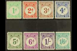 POSTAGE DUE 1940 Complete Set, SG D1/8, Fine Mint (8 Stamps) For More Images, Please Visit Http://www.sandafayre.com/ite - Isole Gilbert Ed Ellice (...-1979)