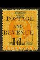 1888-91 1d On 2d Orange, SG Type 19 Surcharge, SG 45, Very Fine Used. For More Images, Please Visit Http://www.sandafayr - Grenade (...-1974)