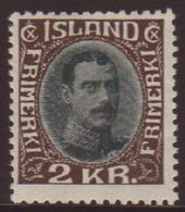 1931-37 2kr Brown And Green King Christian (re-drawn), Mi 166, Fine Mint. For More Images, Please Visit Http://www.sanda - Otros & Sin Clasificación