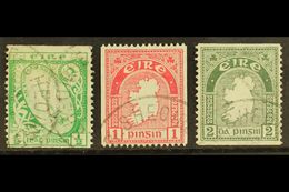 1922-34 COIL STAMPS ½d, 1d Perf 15 X Imperf, And 2d Imperf X Perf 14, SG 71a, 72c And 74a, Fine Cds Used. (3) For More I - Sonstige & Ohne Zuordnung