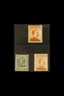 AEGEAN IS - STAMPALIA 1917 - 1922 20c Orange Without Wmk, 15c Grey And 20c With Wmk, Sass 9/11, Fine Mint. (3 Stamps) Fo - Otros & Sin Clasificación