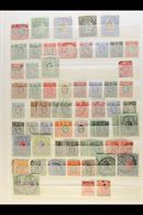 1903-1963 OLD RANGES On Stock Pages, Mint & Used, Inc 1903-04 To 1r Used, Plus 10r Fiscally Used And 3r & 10r "Specimen" - Vide