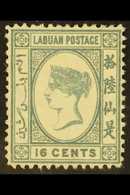 1885-86 16c Grey Watermark Reversed, SG 33x, Mint Part Gum, Fresh. For More Images, Please Visit Http://www.sandafayre.c - North Borneo (...-1963)