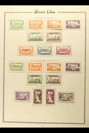 1938-45 FINE MINT AIR POST STAMPS Includes 1938 10p 10th Anniv (both Perfs), 1938 10th Anniv Miniature Sheet, 1944 Indep - Lebanon