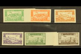 1943 2nd Anniversary Of Independence IMPERFORATE Airmail Set, Maury 82/7, Never Hinged Mint. Cat E475 = £330+ (6 Stamps) - Libanon