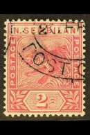 NEGRI SEMBILAN 1891-94 2c Rose Tiger With SHORT "N" Variety, SG 3a, Fine Used, Scarce. For More Images, Please Visit Htt - Andere & Zonder Classificatie