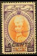 KELANTAN 1942 (Jun) 6c On 25c Vermilion And Violet With Sunagawa Seal, SG J20, Very Fine Used. For More Images, Please V - Altri & Non Classificati