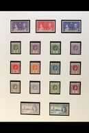 1937-50 KGVI Complete Mint Basic Sets, Plus 1933-54 Postage Dues Set, SG 249/90, D1/7, Note 10r Defin Has Tiny Tin, Othe - Mauritius (...-1967)