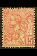 1891-4 15c Pink, Yvert 15, Never Hinged Mint, Well Centred. For More Images, Please Visit Http://www.sandafayre.com/item - Andere & Zonder Classificatie