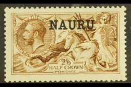 1916-23 2s6d Yellow- Brown De La Rue, SG 20, Never Hinged Mint. For More Images, Please Visit Http://www.sandafayre.com/ - Nauru