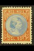 NETHERLANDS INDIES 1892-97 2.50g Pale Blue & Orange-brown Queen (SG 101, NVPH 30), Fine Mint, Fresh. For More Images, Pl - Otros & Sin Clasificación