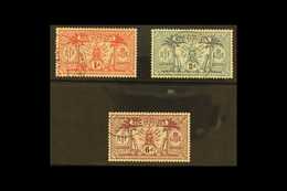 1921 1d, 2d & 6d Wmk Script CA Set, SG 36/9, Very Fine Used (3 Stamps). For More Images, Please Visit Http://www.sandafa - Other & Unclassified