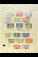 ENGLISH: 1910-80 FINE MINT OR NHM COLLECTION Written Up On Pages, Incl. 1910 Set, 1911 Set, 1921 Set, 1924 Surcharges Se - Sonstige & Ohne Zuordnung