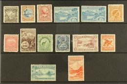 1898 Pictorials Perf 12 To 16 Complete Set Inc Both Types Of 2½d, SG 246/59, Very Fine Mint, All With Nice Centering & V - Altri & Non Classificati