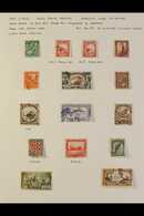 1920-43 COMMEMORATIVES, HEALTH STAMPS, AND PICTORIAL DEFINITIVES A Mostly Fine Used Collection Written Up On Album Pages - Otros & Sin Clasificación