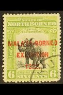 1922 6c Apple- Green Exhibition, SG 260, Very Fine Used. For More Images, Please Visit Http://www.sandafayre.com/itemdet - Noord Borneo (...-1963)