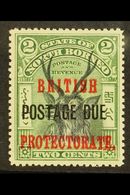 POST DUE 1902-12 Black And Green Perf 15, SG D38a, Very Fine Mint. For More Images, Please Visit Http://www.sandafayre.c - North Borneo (...-1963)