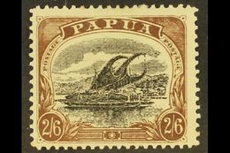 1907 2s 6d Black And Chocolate, Large Papua, Wmk Sideways, SG 48, Very Fine And Fresh Mint. For More Images, Please Visi - Papua-Neuguinea