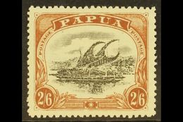 1910 2s 6d Black And Brown, Large Papua, Wmk Upright, P 12½, Type C, SG 83, Very Fine Well Centered Mint. For More Image - Papoea-Nieuw-Guinea