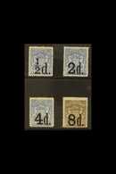 1892 Surcharge Set Complete, SG 14/17, Very Fine And Fresh Mint. (4 Stamps) For More Images, Please Visit Http://www.san - Other & Unclassified