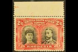 1910 2s 6d Black And Crimson, Double Head, SG 155a, Superb Marginal, Never Hinged Mint. For More Images, Please Visit Ht - Otros & Sin Clasificación