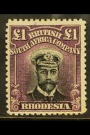 1913-19 £1 Black & Purple Perf 14 (Head II), SG 242, Fine Mint For More Images, Please Visit Http://www.sandafayre.com/i - Sonstige & Ohne Zuordnung