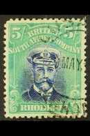1922 5s Bright Ultramarine And Emerald Admiral New Printing Head Die III, Perf 14, SG 306, Very Fine Used. For More Imag - Sonstige & Ohne Zuordnung