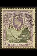 1903 2s Black & Violet, SG 60, Good Cds Used With Some Blunted Perforations (1 Stamp) For More Images, Please Visit Http - Isla Sta Helena