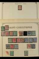 1870-88 MINT & USED COLLECTION Includes 1870-82 Perf.12½ 1d Magenta Mint/unused X4 (few Obvious Different Shades), 6d Us - St.Christopher, Nevis En Anguilla (...-1980)