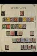 1863-1960 MINT & USED COLLECTION Includes 1863 1d Lake Unused, 1864-76 Perf.12½ All Values Used, Perf.14 4d To 1s, 1881- - St.Lucia (...-1978)
