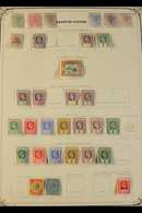 1883-1935 MINT COLLECTION On Pages, ALL DIFFERENT, Inc 1883-86 To 1d, 1891-98 To 4d, 1902-03 To 1s, 1902 2d Discovery, 1 - Ste Lucie (...-1978)