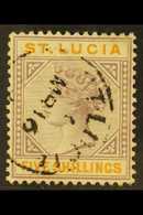 1891-98 5s Dull Mauve & Orange, SG 51, Very Fine Used. For More Images, Please Visit Http://www.sandafayre.com/itemdetai - St.Lucia (...-1978)