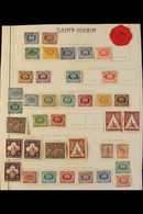 1877-1931 OLD COLLECTION On Ancient Pages, Includes 1877-90 To 5c, 10c, 20c, 30c (traces Of Gum, Cat £1100) & 40c (trace - Altri & Non Classificati