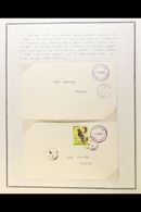 "POSTAGE PREPAID" COVERS Two 1969 Local Covers Each Showing Fine "Seychelles / 10 Cents / Postage Prepaid" Circular Cach - Seychellen (...-1976)