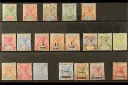 1890-1902 MINT QV SELECTION Presented On A Stock Card. All Different & Includes 1890 Die I Range With Most Values To 16c - Seychellen (...-1976)