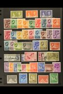 1937-52 COMPLETE KGVI MINT COLLECTION Presented On A Stock Page. Includes A Complete Basic Run From Coronation To The 19 - Seychelles (...-1976)
