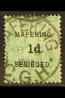 MAFEKING SIEGE 1900 1d On ½d Green, SG 1, Fine Cds Used. For More Images, Please Visit Http://www.sandafayre.com/itemdet - Sin Clasificación