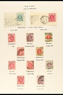 NATAL INTERPROVINCIALS A Collection Of Natal Stamps Used 1910-12 In Natal, Transvaal And Cape, Clear To Fine Strikes, In - Non Classificati