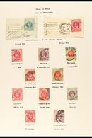 NATAL INTERPROVINCIALS A Collection Of Natal Stamps Used 1910-12 In Natal, Transvaal And Cape, Clear To Fine Strikes, In - Ohne Zuordnung