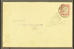 TRANSVAAL 1902 Cover To England With Pretoria "Passed Press Censor" Triangular Marking, Pretoria 18.5.02 Pmk, Env Flap T - Ohne Zuordnung