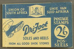 BOOKLET 1941 2s6d Blue On Buff "Dri-Foot" Booklet With 1½d Panes, SG SB17, Corner Crease On Cover (hardly Detracts), Oth - Sin Clasificación