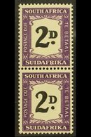 POSTAGE DUES 1948-9 2d Thick, Double "2D." In Vertical Pair With Normal, SG D36a, Never Hinged Mint. For More Images, Pl - Sin Clasificación