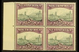 UNION VARIETY 1930-44 2d Slate-grey & Deep Lilac, Watermark Upright, JOINED PAPER VARIETY In A Block Of 4 (join On Top P - Ohne Zuordnung